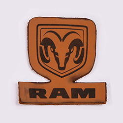 Debossed Leather Patch